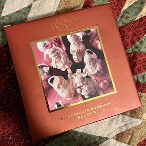 Lenox Standabouts Snowman Ornaments | Set of 5